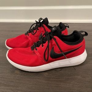 Red and Black Nike Sneakers, size 8.5